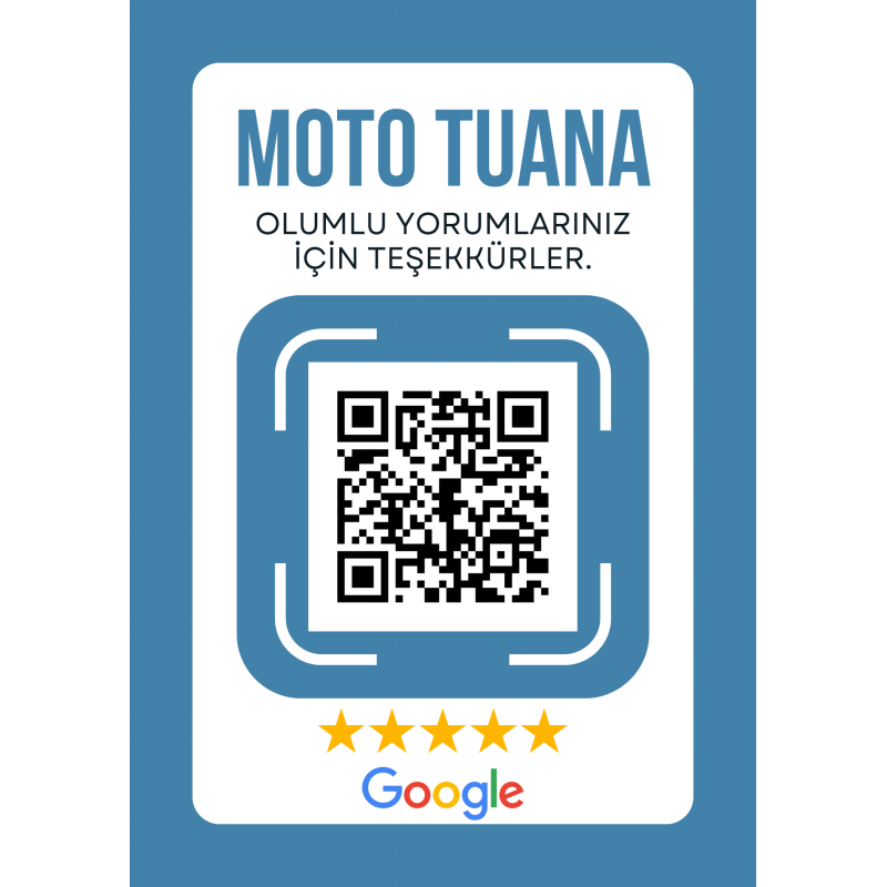 QR Kod Google Yorum Sticker QR Kod Google Yorum Sticker