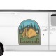 Orman Kamp Çadır Karavan ve Motokaravan Sticker