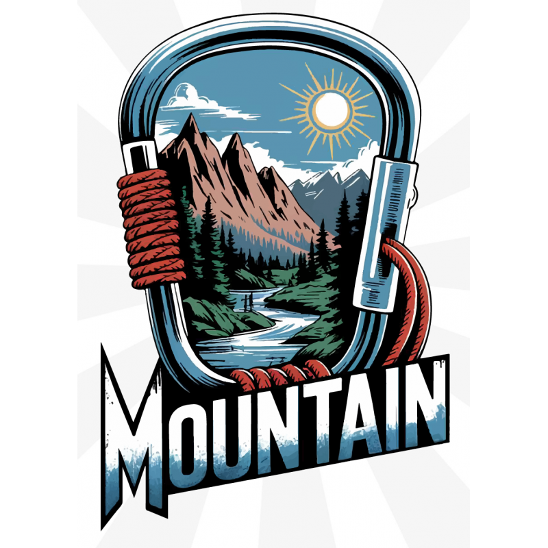 Mountain Sticker Mountain Sticker