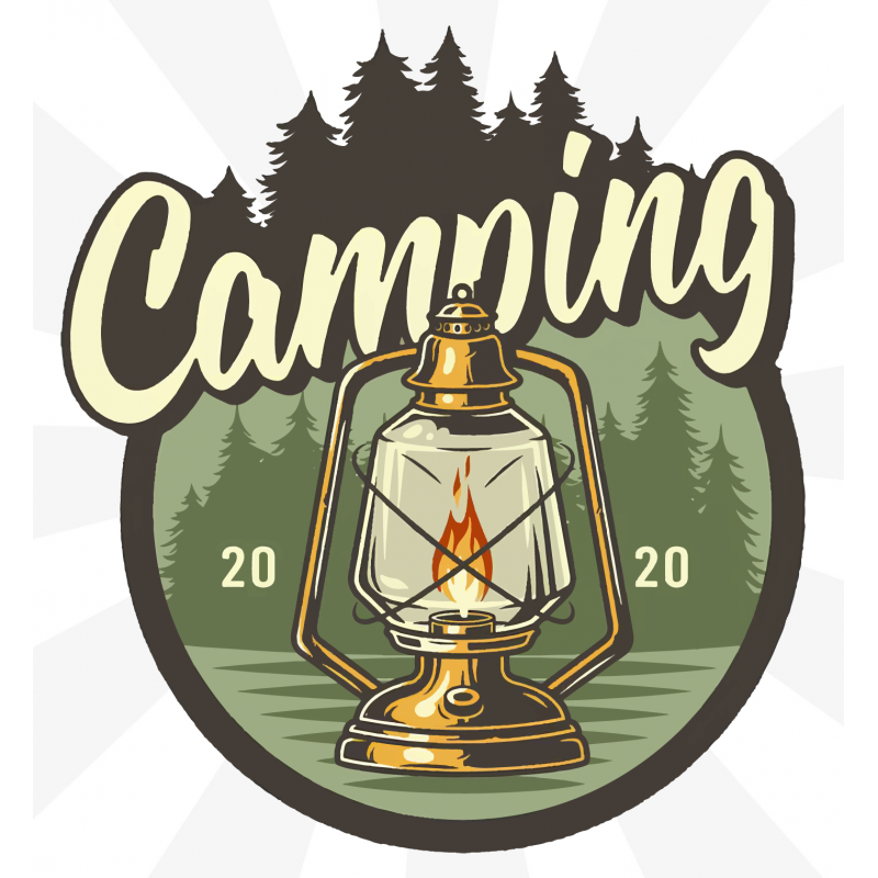Camping Sticker Camping Sticker