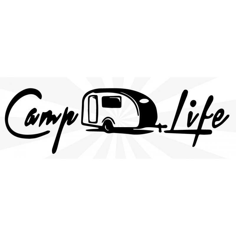 Camp Life Sticker Camp Life Sticker