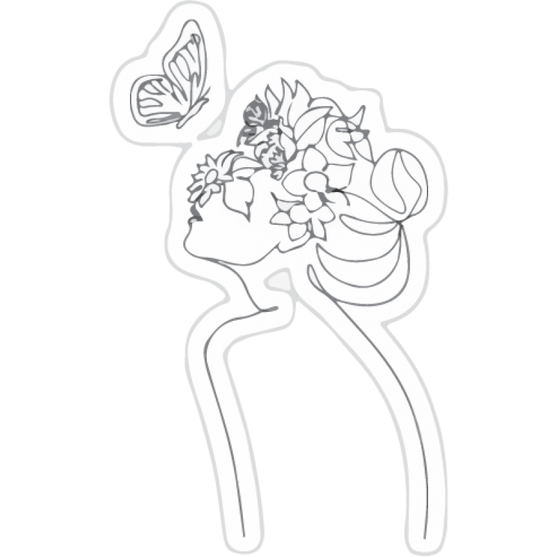 Line Art Sticker Line Art Sticker