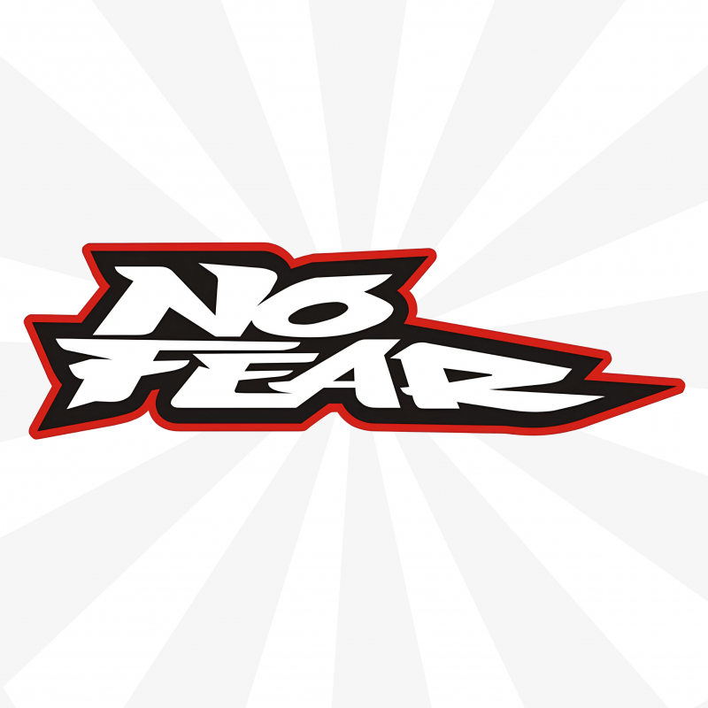 No Fear Motosiklet Sticker No Fear Motosiklet Sticker