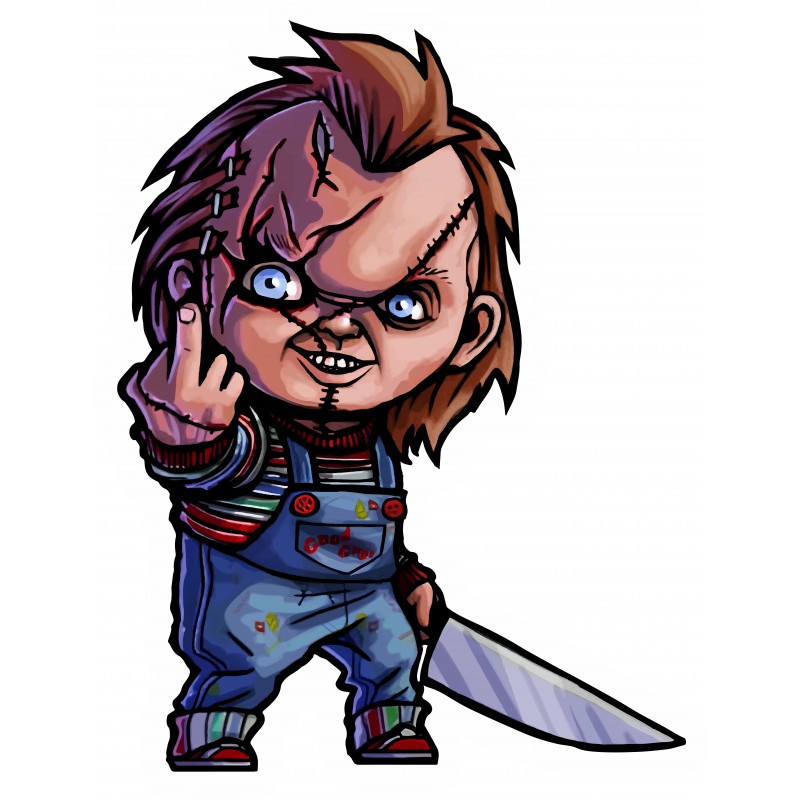 Chucky Stickeri