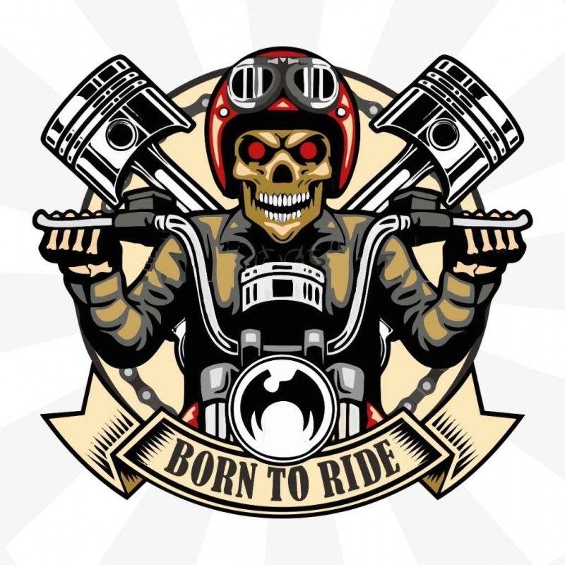 Born To Ride Sticker Born To Ride Sticker