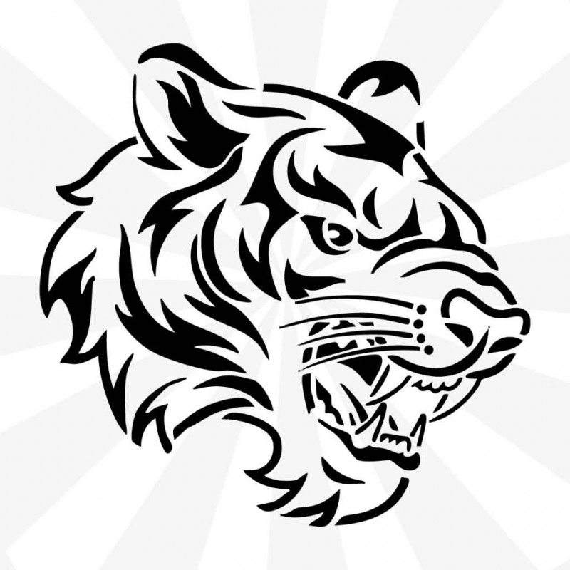 Kaplan Deseni Araç Motosiklet Sticker