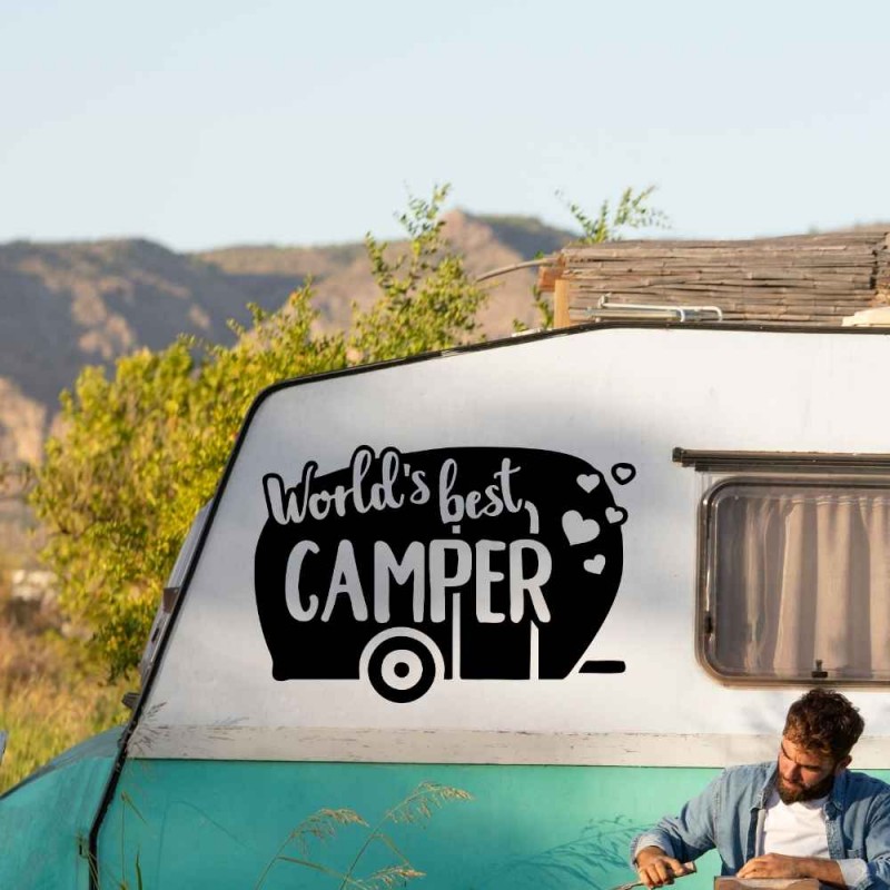 World's Best Camper - Karavan Sticker