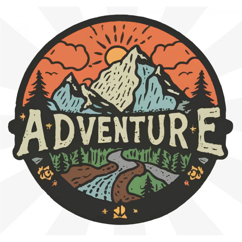 Adventure Sticker Adventure Sticker
