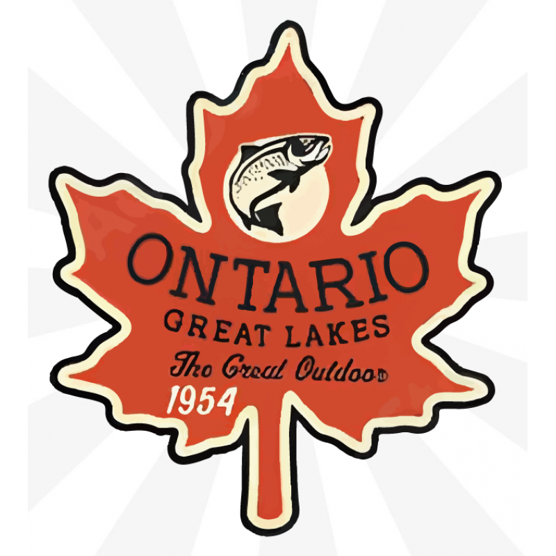 Ontario Great Lakes Sticker Ontario Great Lakes Sticker