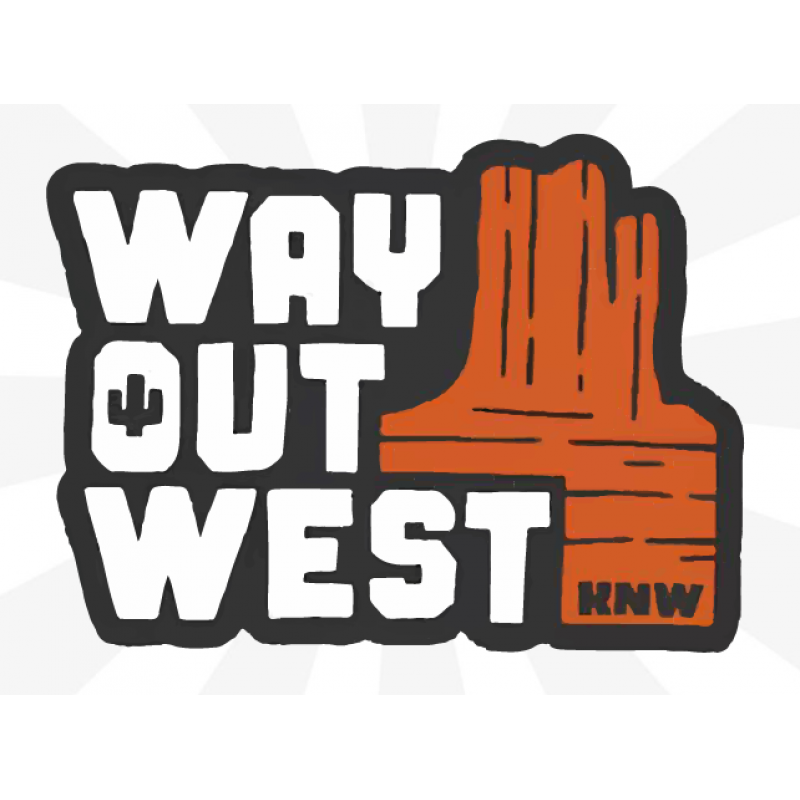 Way Out West Sticker Way Out West Sticker