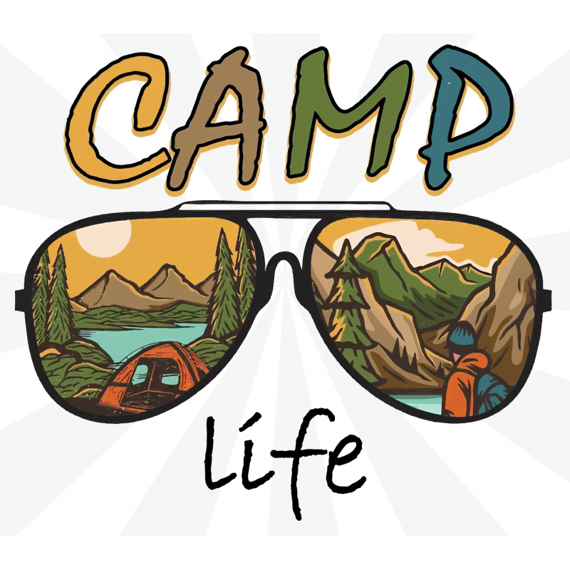 Camp Life Sticker Camp Life Sticker