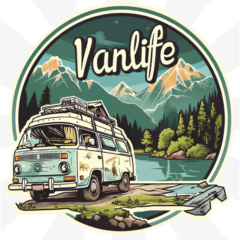 Vanlife Sticker Vanlife Sticker