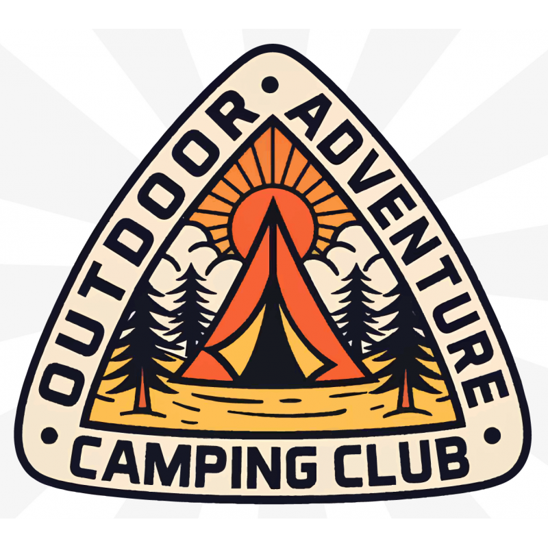 Camping Club Sticker Camping Club Sticker