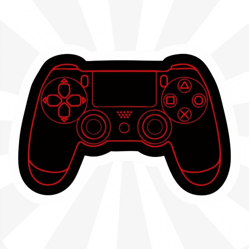 PS4 Joystic Video Gaming Sticker PS4 Joystic Video Gaming Sticker