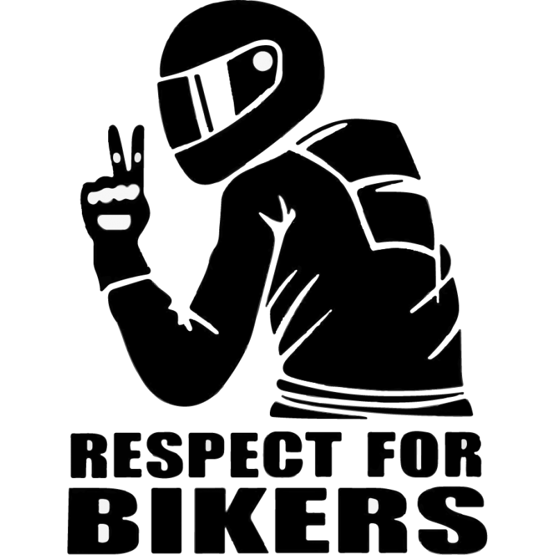 Respect For Bikers Sticker