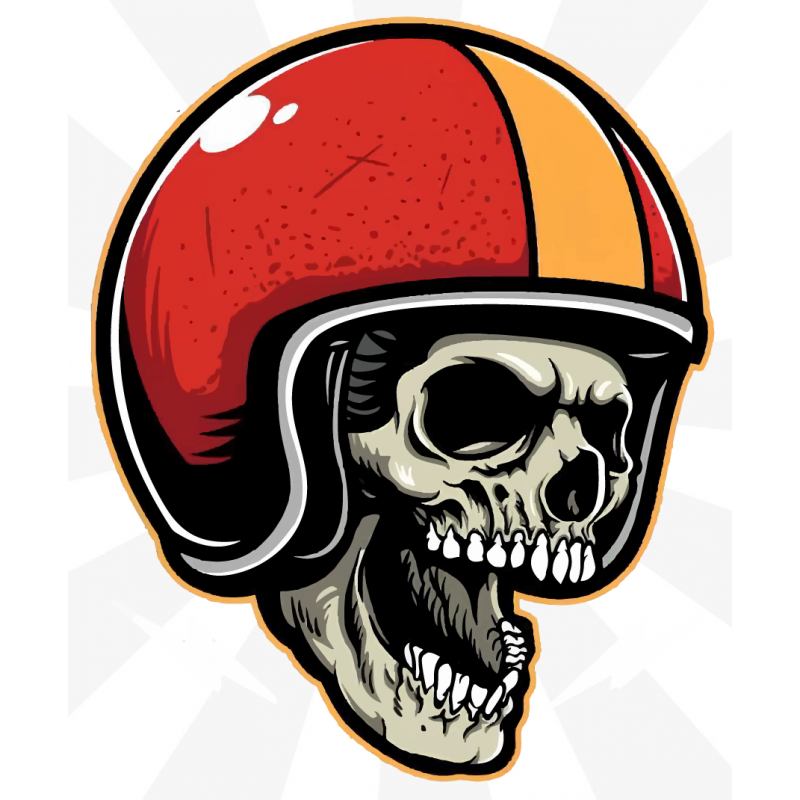 Laughing Skull Rider Sticker Laughing Skull Rider Sticker