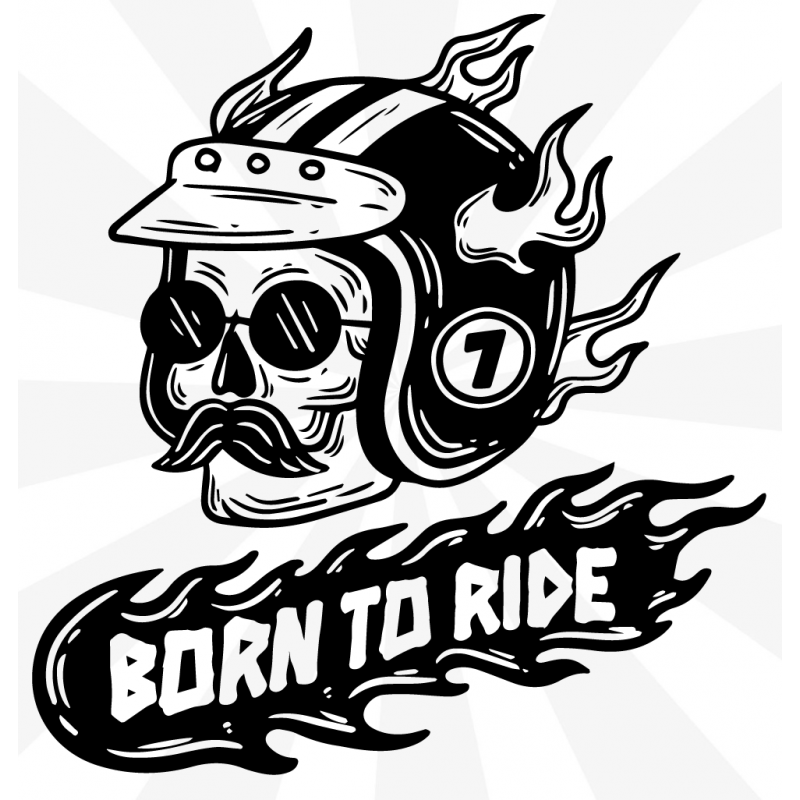 Born to Ride Sticker Born to Ride Sticker