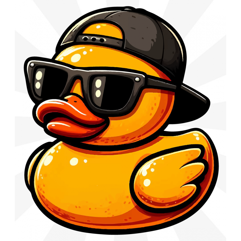 Cool Duck Sticker Cool Duck Sticker