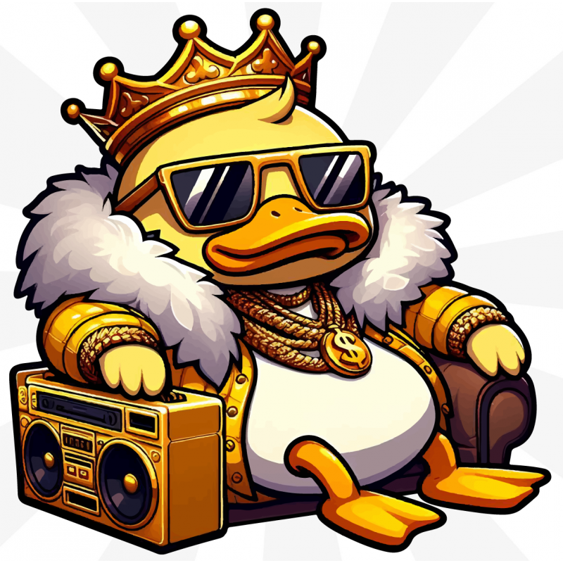 King Duck Sticker King Duck Sticker
