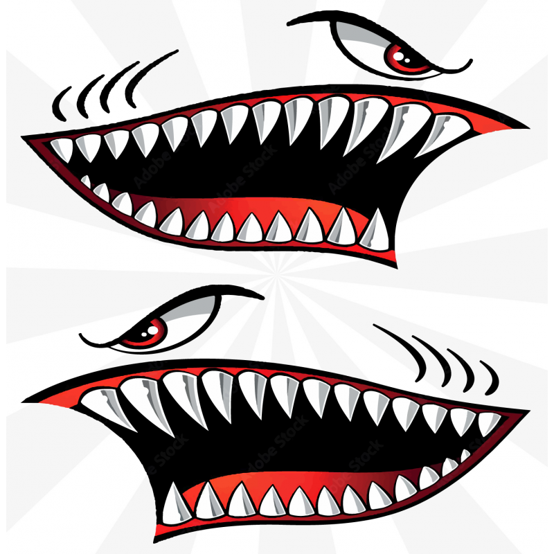 Monster Mouth Eyes Sticker Monster Mouth Eyes Sticker