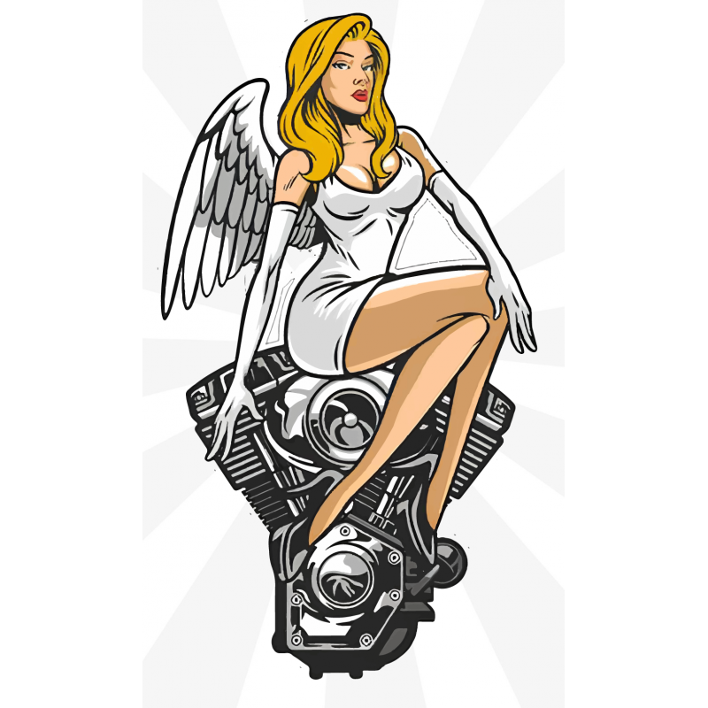 Angel Rider Sticker Angel Rider Sticker