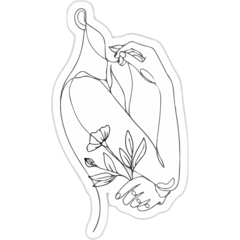 Line Art Deseni Sticker Line Art Deseni Sticker